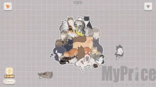 挤在一起的猫猫(猫猫拼图游戏) 挤在一起的猫猫(猫猫拼图游戏)
