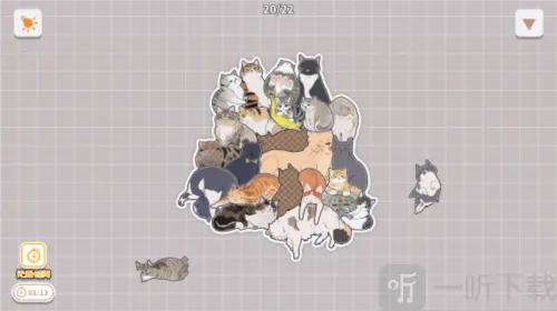 挤在一起的猫猫(猫猫拼图游戏) 挤在一起的猫猫(猫猫拼图游戏)